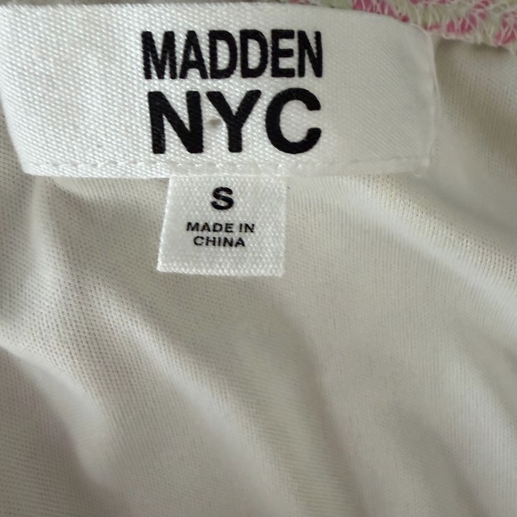 Madden NYC Sweetheart Cut-Out Bodycon Y2k Groovy Swirl Pattern Dress Size Small - Picture 6 of 8